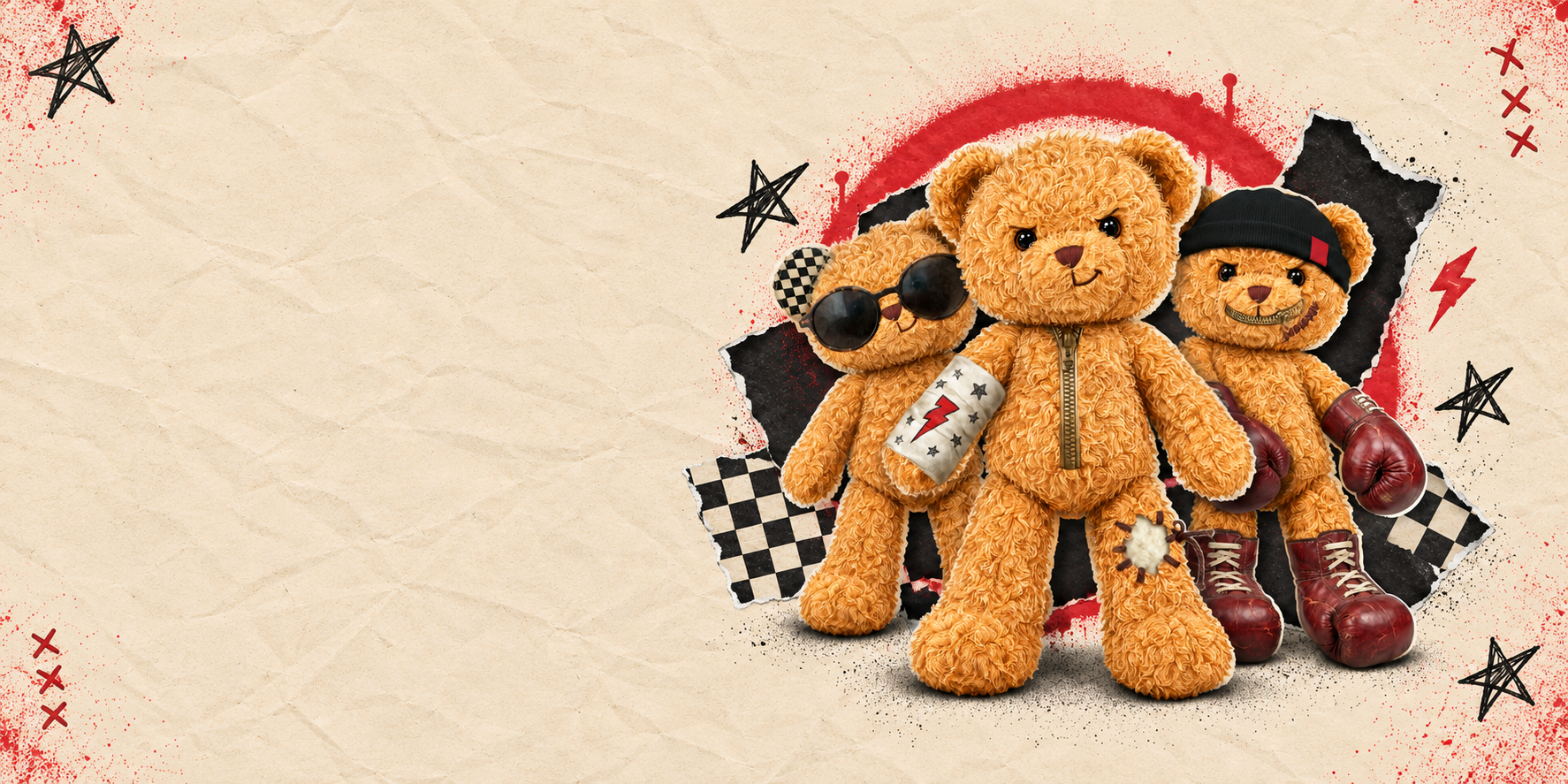 Misstitch bears